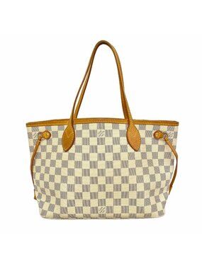 Louis Vuitton Tote Bag Damier Azur Neverfull PM White